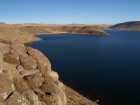 Sillustani Chullpa a jezero Umayo